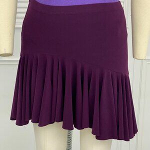 Short Dance Full Skirt Sz. S Violet Purple with Dance Pants Unbranded